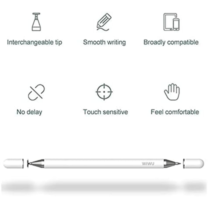 Yesido 2 in 1 Stylus Pen with Ball Point Pen Universal Passive Stylus Pen for Smart Phone Tablet Writing Pen, ST04