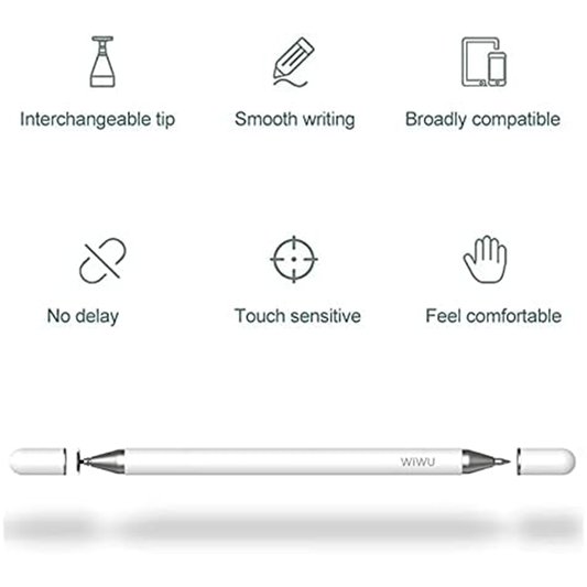 Yesido 2 in 1 Stylus Pen with Ball Point Pen Universal Passive Stylus Pen for Smart Phone Tablet Writing Pen, ST04