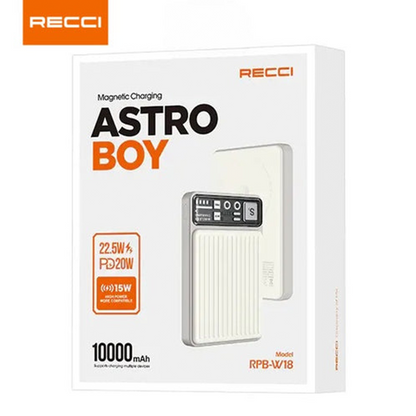 Recci ASTRO BOY 10000mAh Magnetic Power Bank RPB-W18