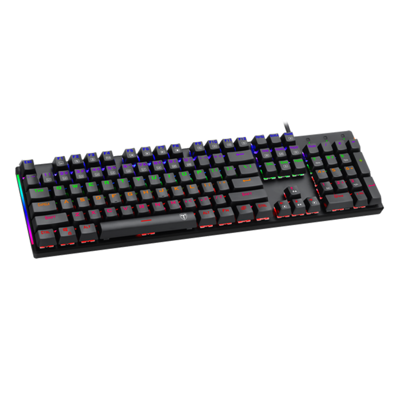 T-DAGGER Double-shot Gaming Mechanical Inject Keyboard - Blue, T-TGK310 NAXOS