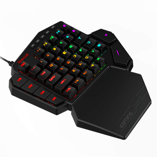 REDRAGON K585 DITI One-Handed RGB Wired Mechanical Gaming Keyboard - Blue Switches