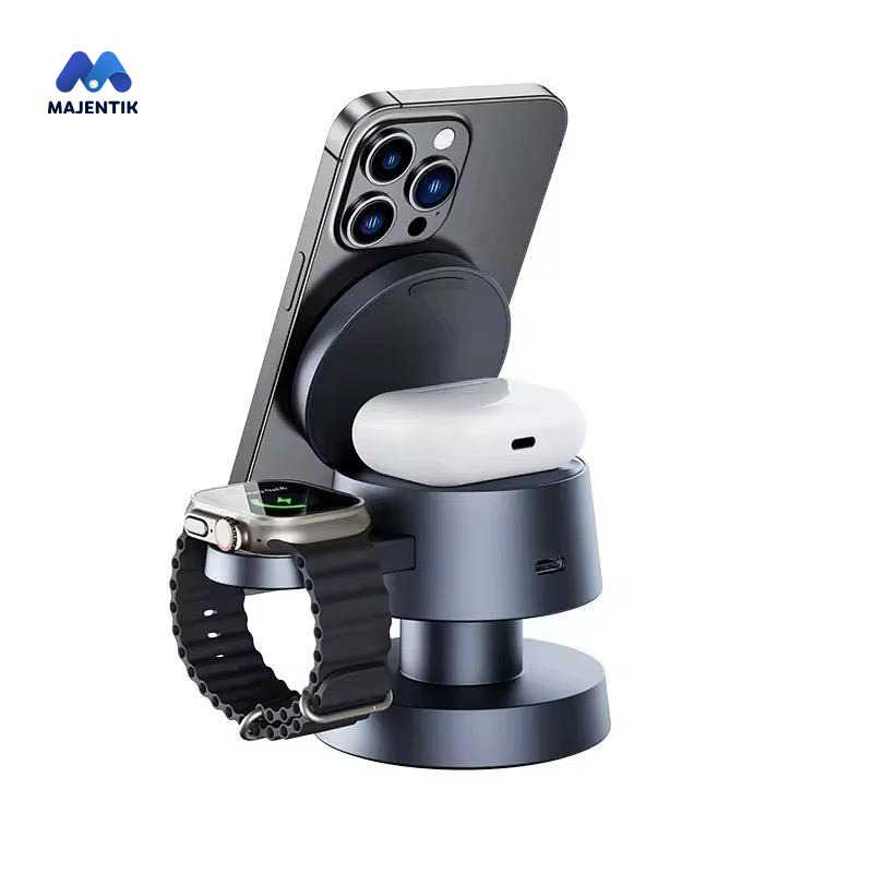 Majentik 4 in 1 Charger Desktop stand