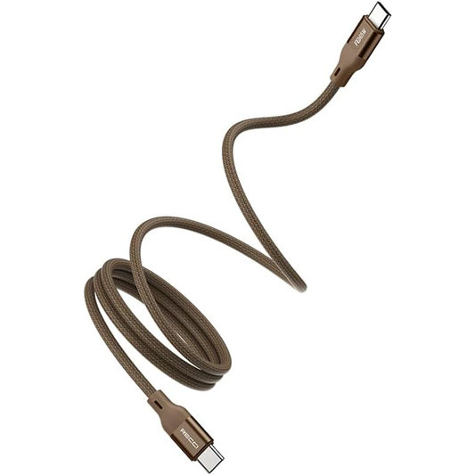 Recci RS23CC Magnetic Cable PD65W Type-C to Type-C - Desert Gold