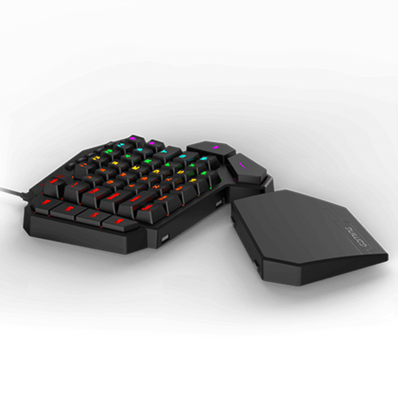 REDRAGON K585 DITI One-Handed RGB Wired Mechanical Gaming Keyboard - Blue Switches