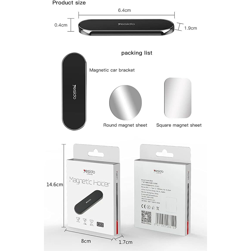 YESIDO C83 Mobile Phone Magnetic Car Holder