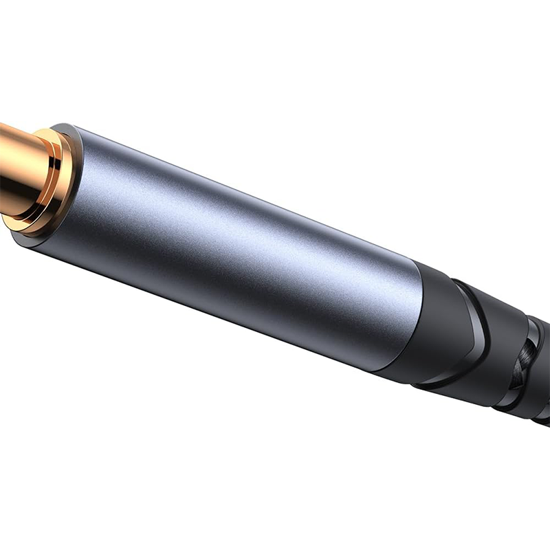 JoyRoom SY-A07 Audio-Transfer Series Type-C to 3.5mm AUX Audio Cable, 1.2 Meter Length, Black