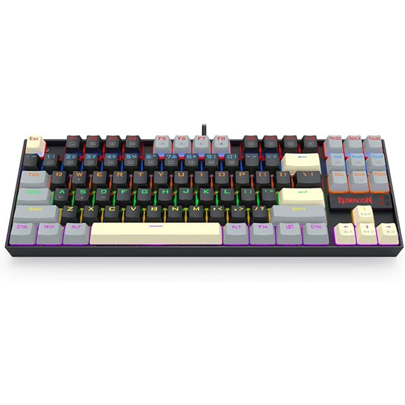 REDRAGON K552 LGY-R KUMARA Mechanical Gaming Keyboard- Red Switches  Rainbow LED