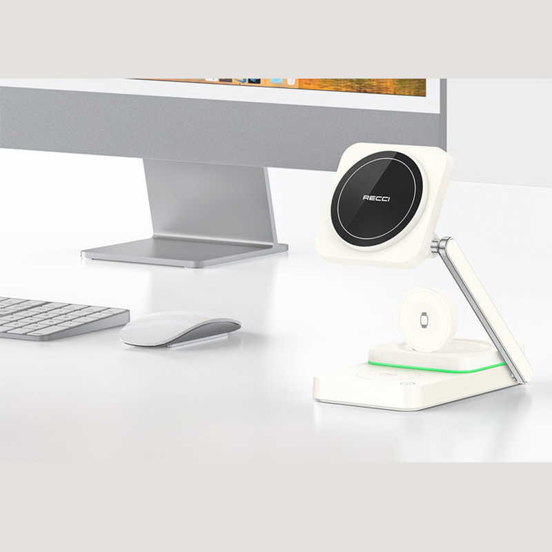 Recci 3 in 1 Magnetic Wireless Charger RCW-48