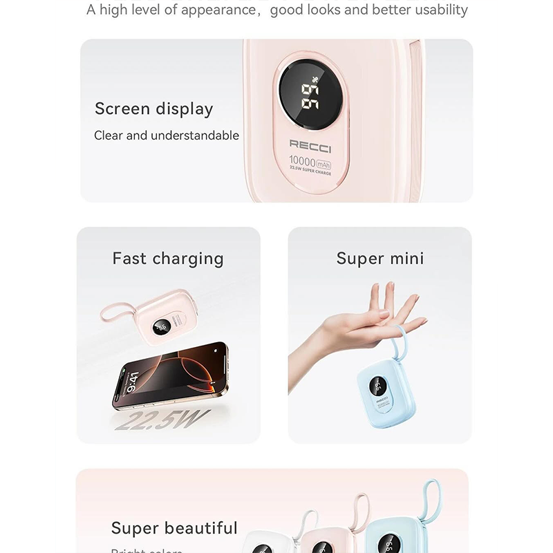 Recci Power Bank RPB-P79 10000 mAh