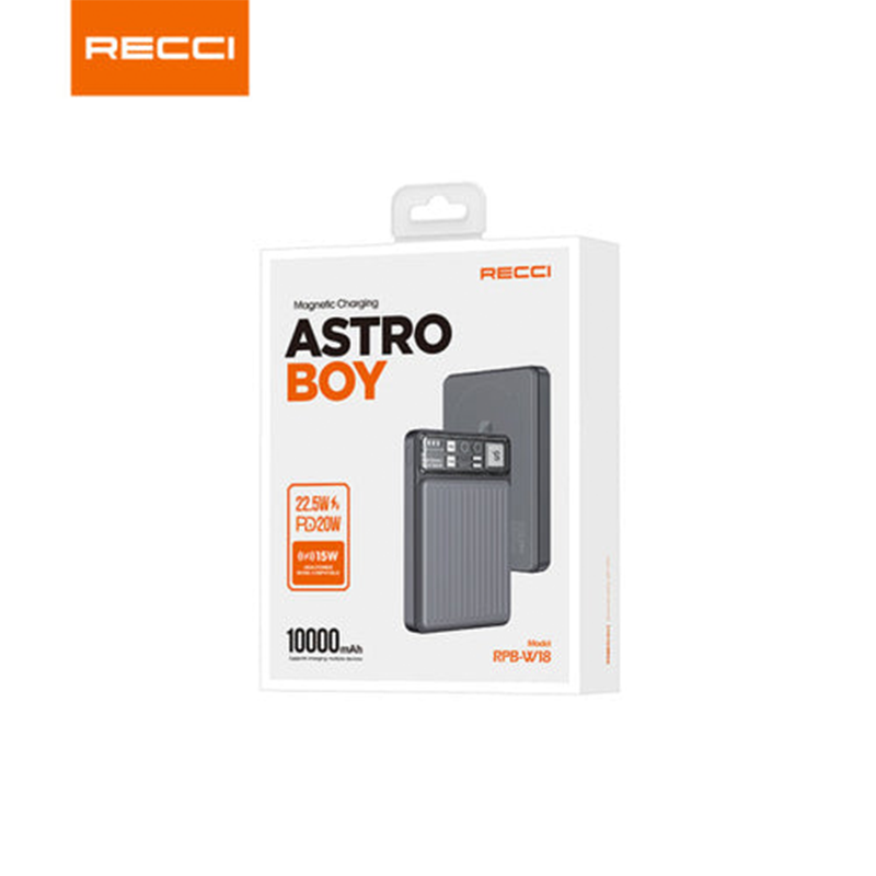 Recci ASTRO BOY 10000mAh Magnetic Power Bank RPB-W18