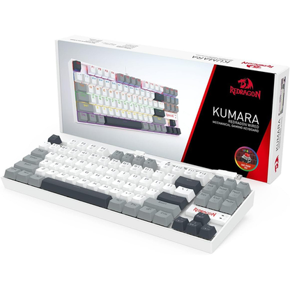 Redragon K552 WGL-R KUMAR Mechanical Gaming Keyboard RED Switches Rainbow LED