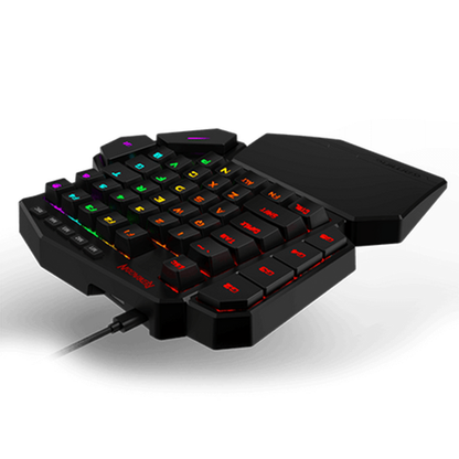 REDRAGON K585 DITI One-Handed RGB Wired Mechanical Gaming Keyboard - Blue Switches