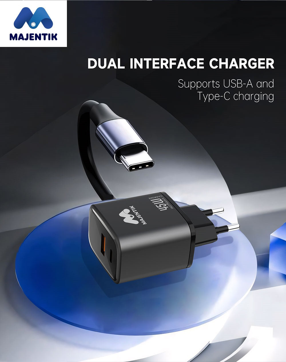 Majentik Head charger MC-006 45w