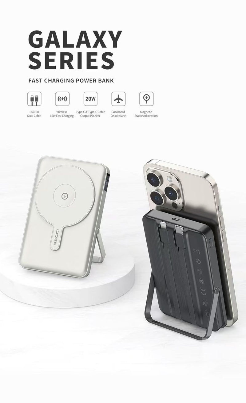RECCI RPB-W27 Galaxy Series 3-in-1 10000mAh