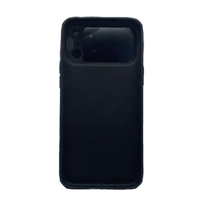 جراب حماية لهاتف iPhone 17 Pro Max، نحيف للغاية، بتصميم منسوج فاخر باللونين الأسود/الرمادي