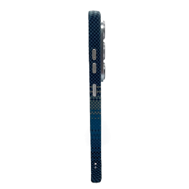 Samsung S25 Ultra Case, Ultra-Thin, Moon-Light Navy Blue Design, Premium Woven Protection