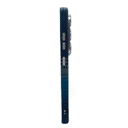 Samsung S25 Ultra Case, Ultra-Thin, Moon-Light Navy Blue Design, Premium Woven Protection