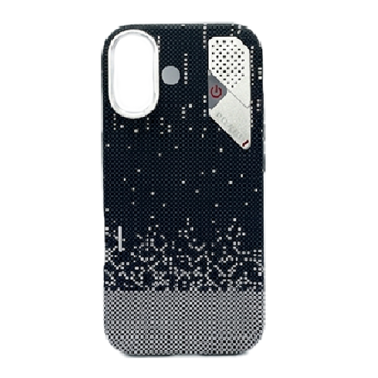 iPhone 17 Case, Ultra-Thin, Raining Dots Design, Premium Woven Protection