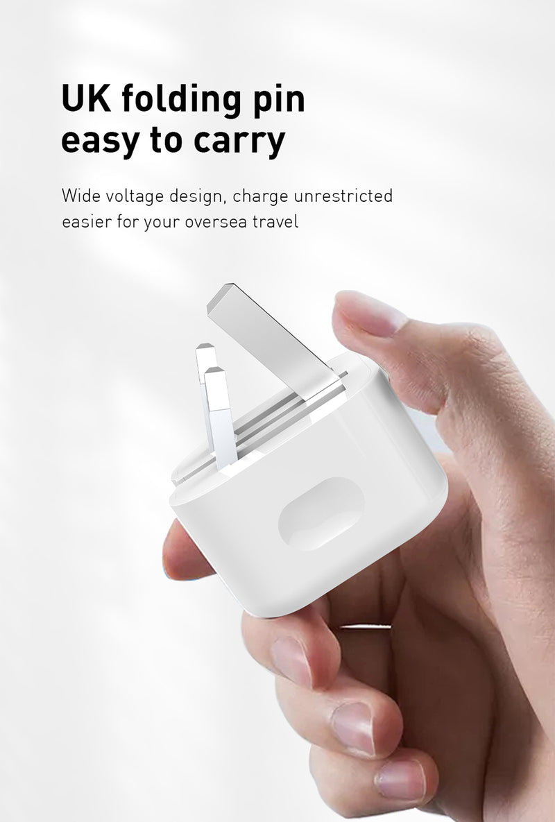 RCT-P05U 20W USB-C Fast Charger | UK Folding Pin